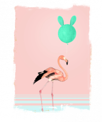 Flamingo Roz și Balonul Cactus 