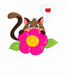 Flower kitty :)