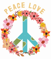 Flower Peace Love