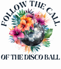 in stilul pop al anilor 80 - Follow the call of the disco ball