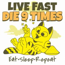 Cu pisici- funny cat, live fast, die 9 times