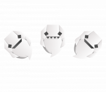 Cute Origami Ghosts - Happy Halloween