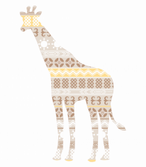 Giraffe Ceramic Ornament