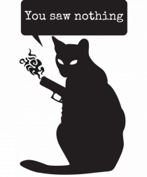 You Saw Nothing Funny Killer Cat