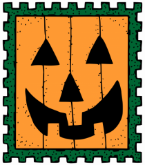 Halloween Stamp Face