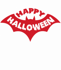 Happy Halloween Red Bat