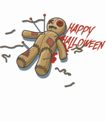 Happy Halloween Voodoo Puppet