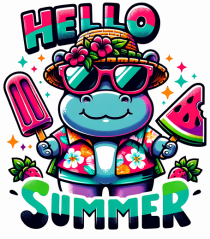 Hello summer - Hipopotamul pofticios