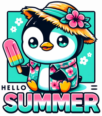 Hello summer - Pinguinul drăgălaș