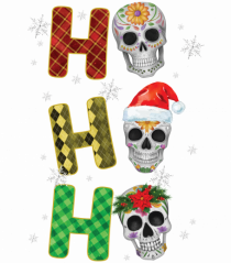 Ho-Ho-Ho Christmas Skulls