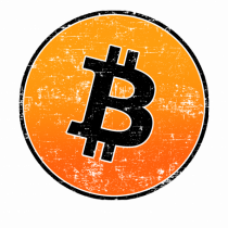 Retro bitcoin design