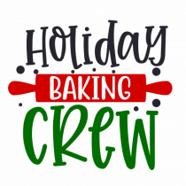 Holiday Baking Crew Colored