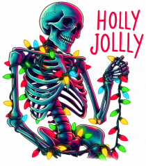 nonconformist de Crăciun - Holly Jolly Skeleton