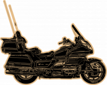 Motorcycle of gold