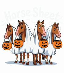 Horse Sheet Halloween Ghost Horse