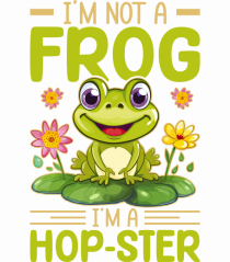 I'm Not A Frog I'm A Hop-Ster