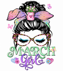 I am a March Girl - Spring Pesti Pisces
