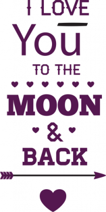 I love you to the moon and back