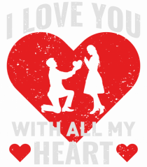 pentru îndrăgostiți - I love you with all my heart