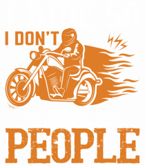 I ride so I don't choke people