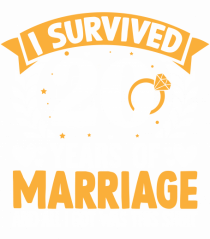 I Survived 20 Years Of Marriage And All I Got Was This Shirt ring