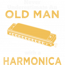OLD MAN WITH A HARMONICA