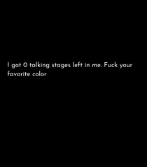 i got 0 talking...