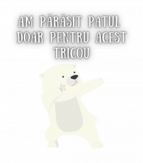 AM PĂRĂSIT PATUL PT. ACEST TRICOU