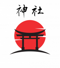 Altar Japonez „Shrine” (negru)
