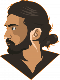 illustratie - Bearded Man