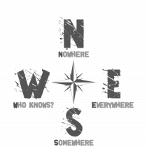 BUSOLA -  COMPASS - NOWHERE EVERYWHERE SOMEWHERE WHO KNOWS 2