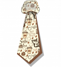 Cravata model cafea