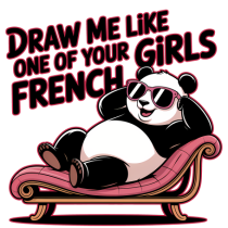 DRAW ME LIKE ONE OF YOUR FRENCH GIRLS - urs Panda