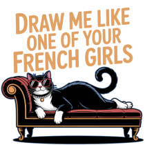 DRAW ME LIKE ONE OF YOUR FRENCH GIRLS - pisica