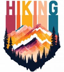 pentru pasionații de drumeții - Hiking emblem