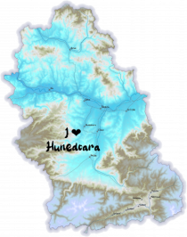 Hunedoara County Map