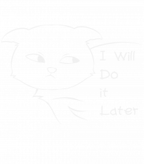 I Will Do it Later