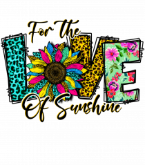 For the love of sunshine