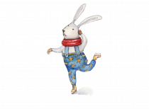 Ice Skating Bunny