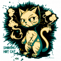 SMOKING HOT CAT   - mâța / pisica /motanul sexy :D