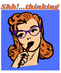 Funny Retro Comic Book Woman