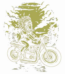 Indian Chief Riding
