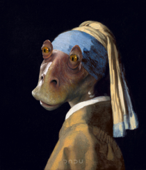 Vermeer - Jarl with a Pearl Earring