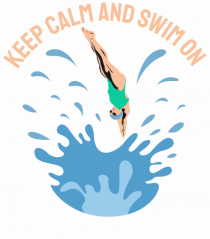 pentru pasionații de înot - Keep Calm and Swim On