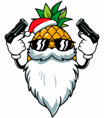 KILLER PINEAPPLE SANTA