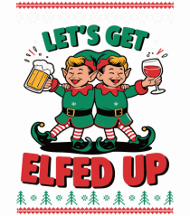 cu bere de Crăciun - Lets get elfed up