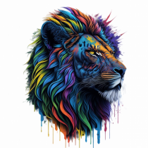 Rainbow Lion 