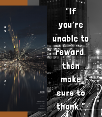 If You re Unable To Reward Then Make Sure To Thank