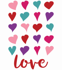 Love with Hearts