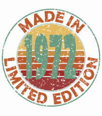 Made In 1972 Limited Edition